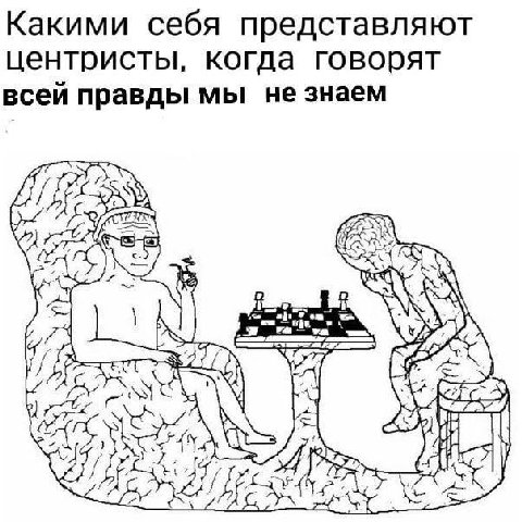 Какими себя представляют центристы, когда говорят всей правды мы не знаем