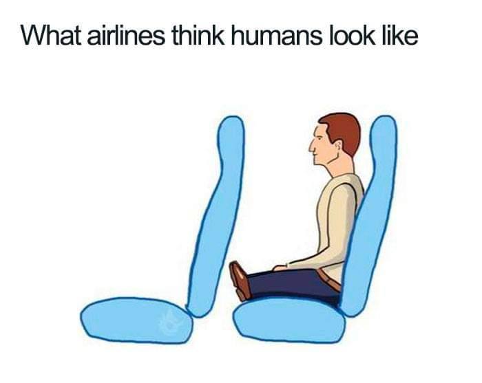 What airlines think humans look like