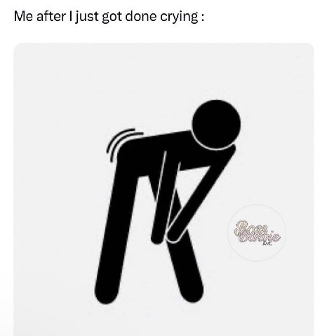 Me after just got done crying