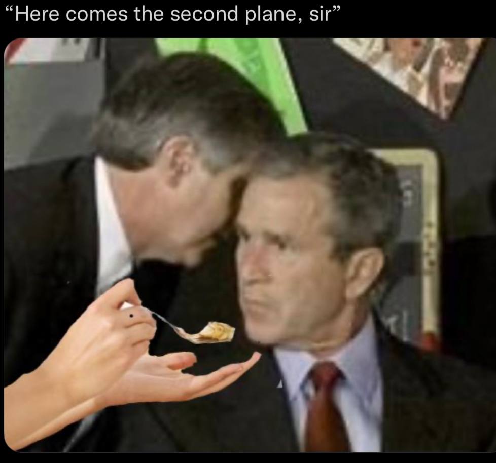 “Here comes the second plane, sir”