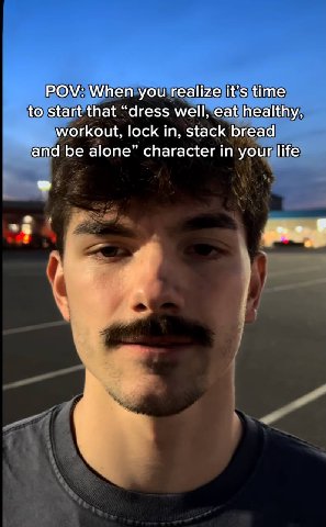 POV: When you realize it’s time to start that “dress well, eat healthy, workout, lock in, stack bread and be alone” character in your life