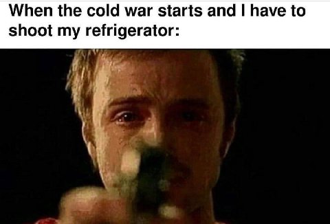 When the cold маг starts and have to shoot my refrigerator: