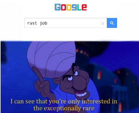GOOSLe rust job I can see that you're only interested in the exceptionally rare