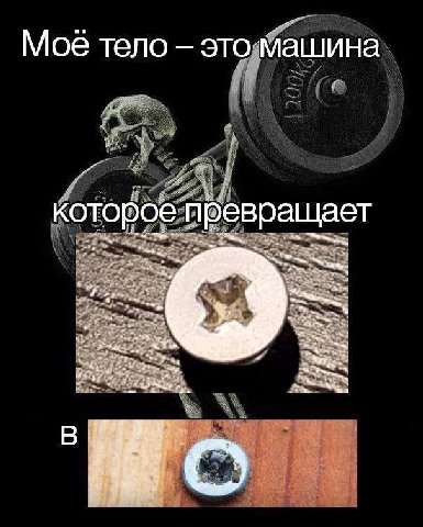 Мое тело это машина которое превращает у В i
