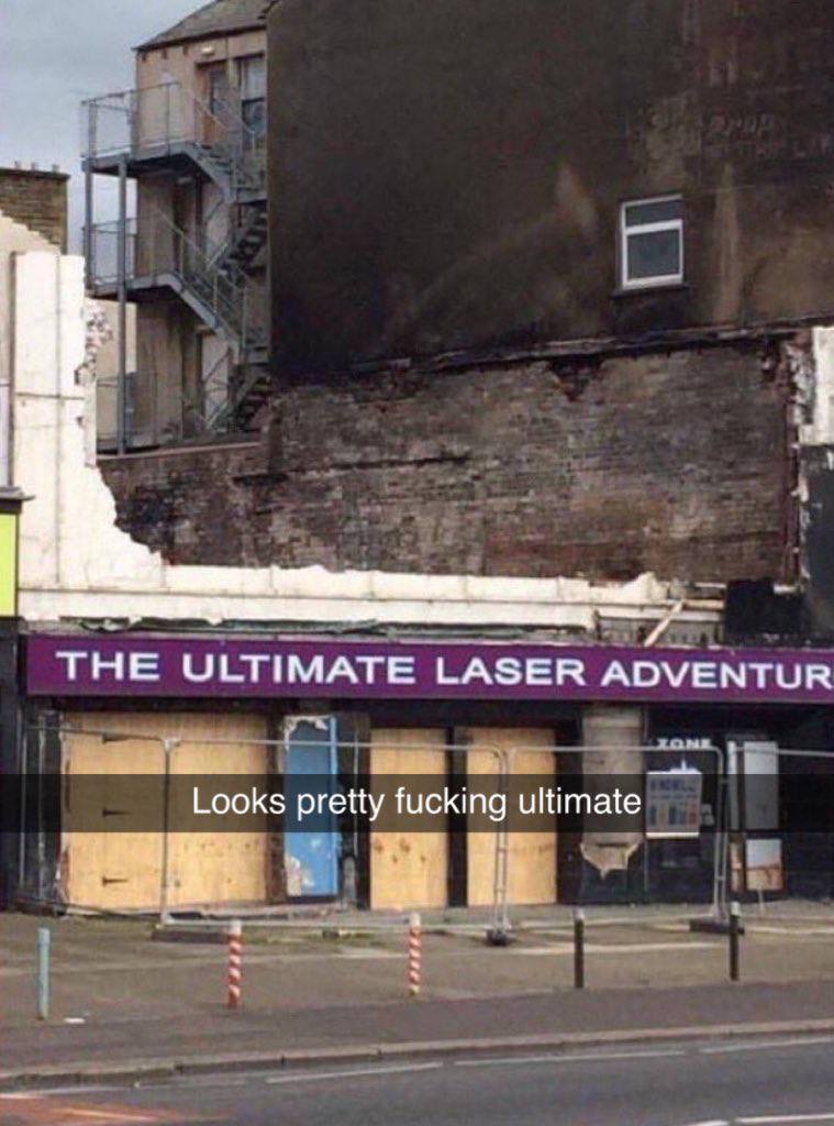 THE ULTIMATE LASER ADVENTUR Looks pretty fucking ultimate a у