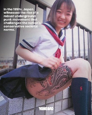 In the Japan witnessed the rise of a robust underground punk movement that challenged the nation’s conservative societal norms.