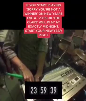 IF YOU START PLAYING WINNER’ ON NEW YEARS EXACTLY MIDNIGHT,