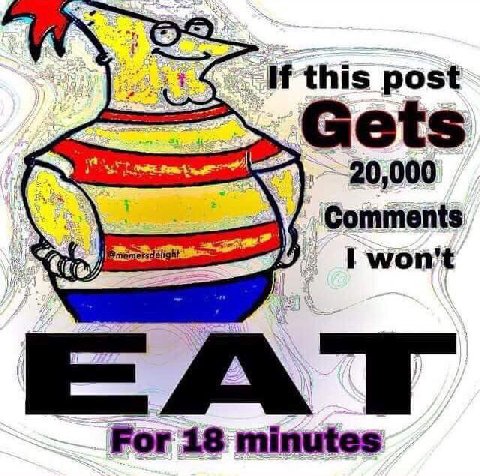 post 20,000 For 18 minutes