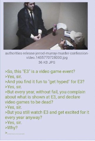 authorities-release-jerrod-murray-murder-confession video.1455770728000.jpg 36 JPG >So, this is a video game event? >Yes, sir. >And you find it fun to "get hyped" for >Yes, Sir. >But every year, witho