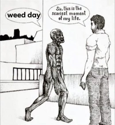 this is the Scaries| momen weed doy i\ a