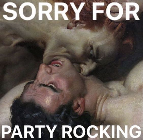 SORRY FOR PARTY ROCKING