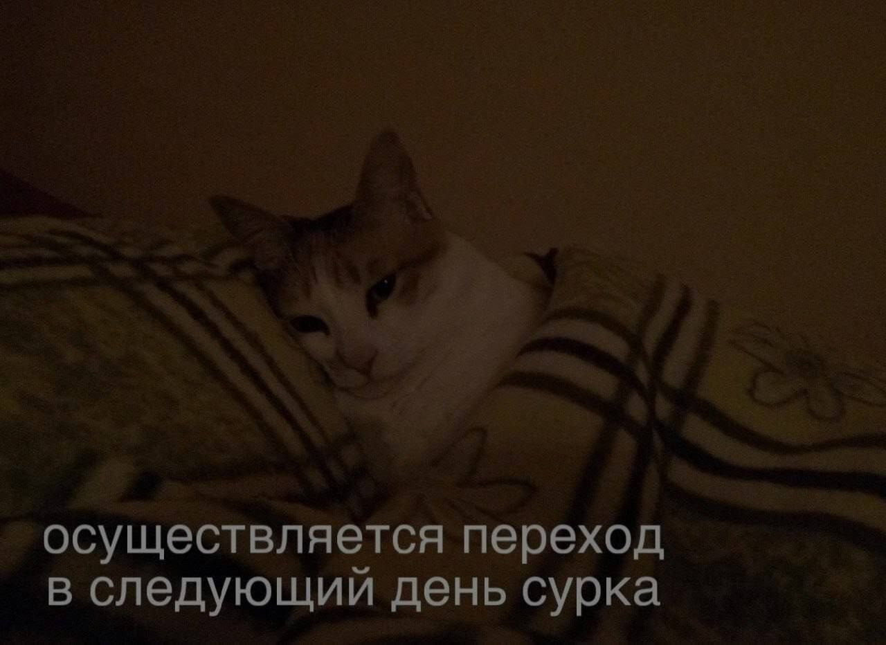 осуществляется переход в следующий день сурка