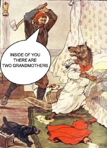 1 INSIDE OF YOU THERE ARE TWO GRANDMOTHERS {4 И 4 Lee