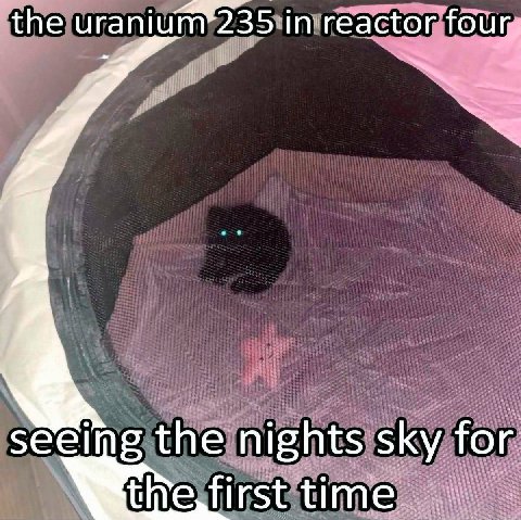 the in reactor four, A seeing the nights sky for