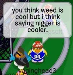 you think weed is cool but i think saying is cooler.