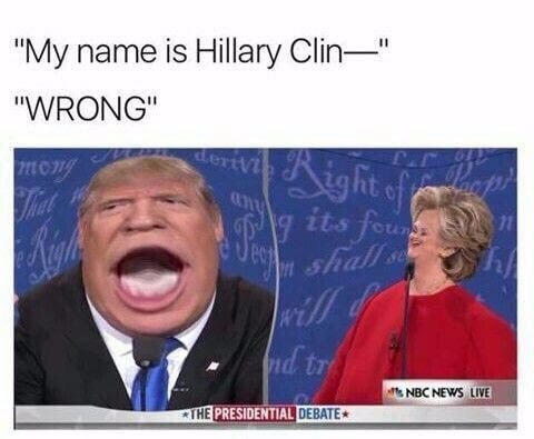 name is Hillary Clin—" "WRONG" 22% NBC NEWS LIVE