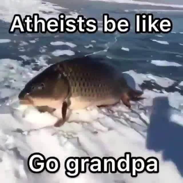 Atheists be like