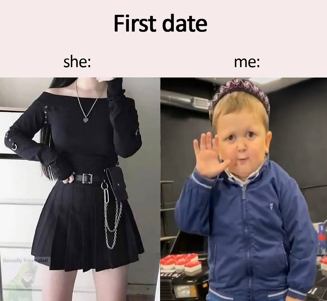 First date she me
