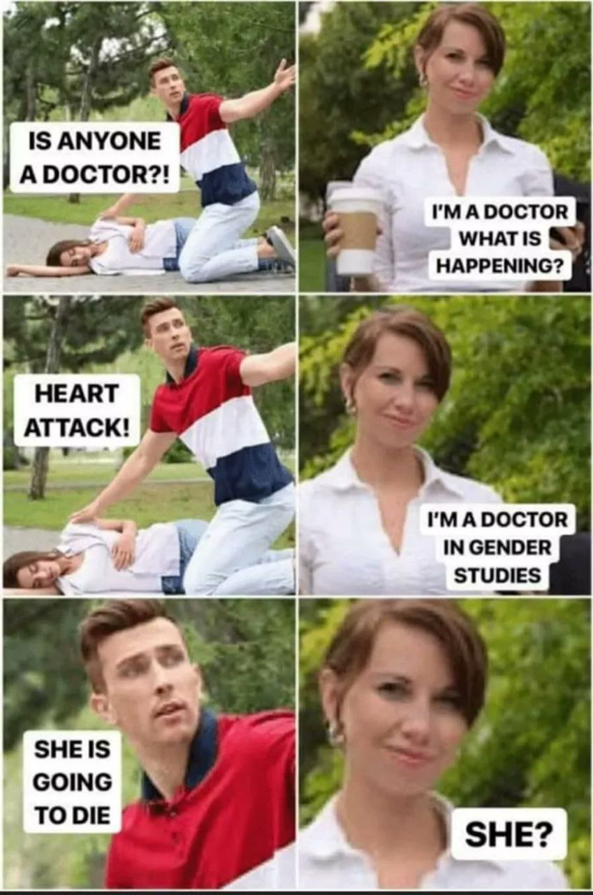 IS ANYONE A WHATIS `НАРРЕММС? a* HEART cow ГМА DOCTOR IN GENDER STUDIES GOING TO DIE SHE?