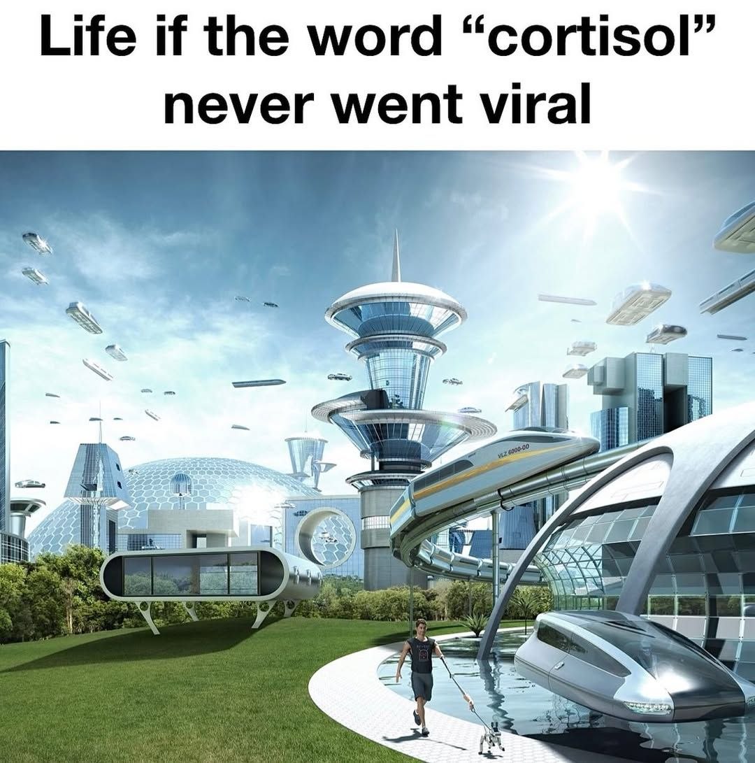Life if the word “cortisol” never went viral A 7