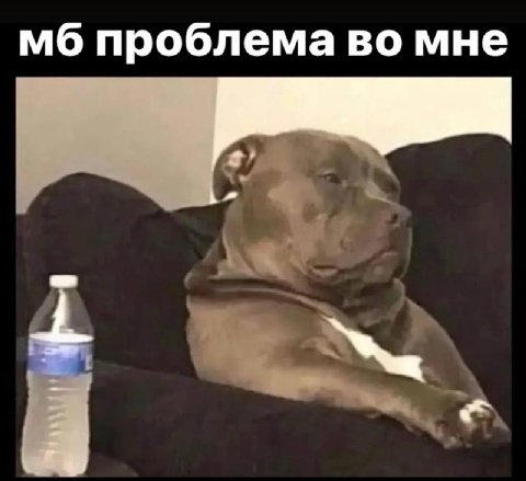 проблема во мне