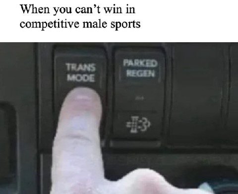 When you can’t win in competitive male sports