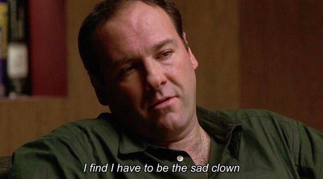 find have to be the sad clown