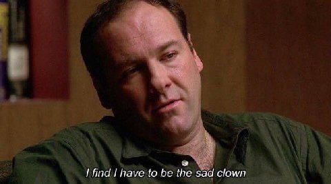 find have to be the sad clown