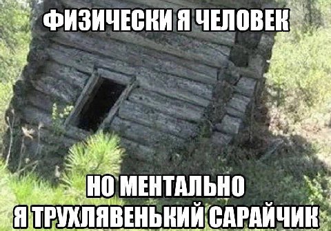 ’ФИЗИЧЕСКИЯ ЧЕЛОВЕК МЕНТАЛЬНО Я ТРУХЛЯВЕН