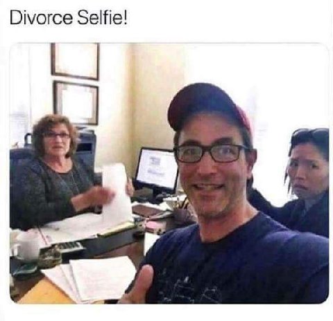 Divorce Selfie!