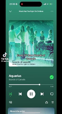 м Music Has The Right То Children sus: TikTok| Canadas no Sa ЕВА — boards of canada в: Eveny67 fromBoardsof, ’ oa Kk о > Сотитек