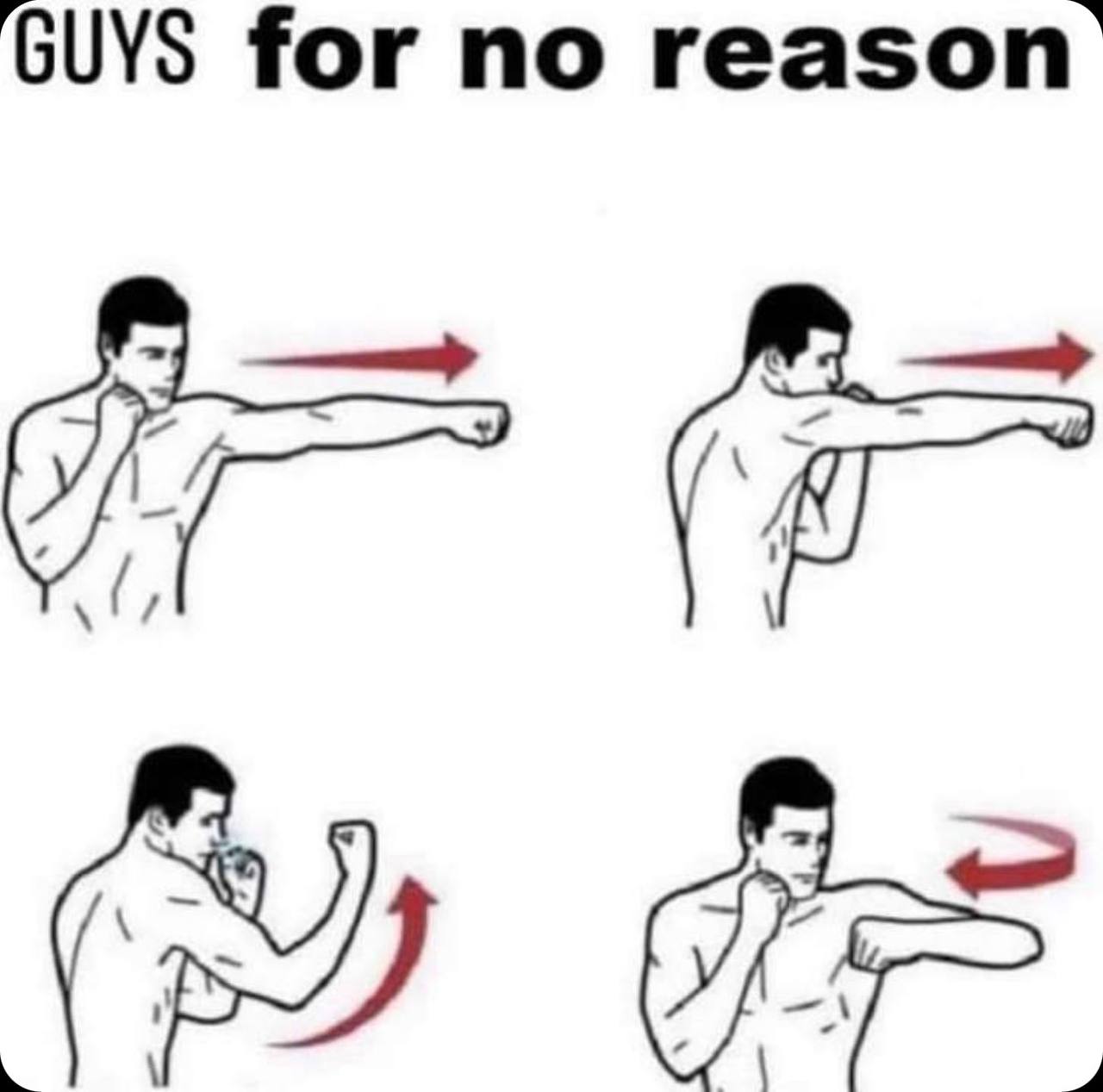 GUYS for no reason