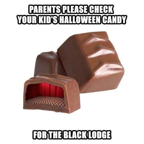 PARENTS PLEASE CHECK YOUR HALLOWEEN CANDY BLACK LODGE