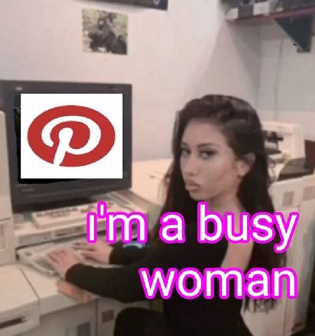 а busy woman