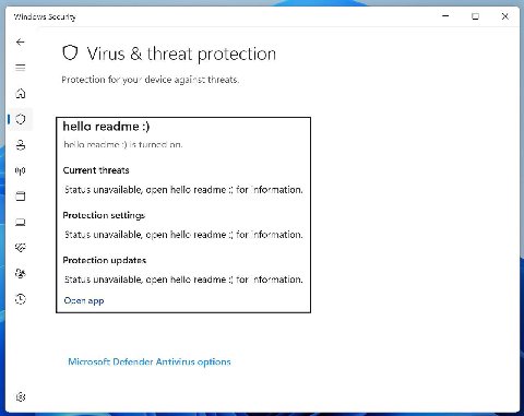 I don't know what they're putting in the water, but these anime profile-picture nerds are cookin'

es3n1n reverse engineered Windows Security Center service and found how to interop with it. This incl