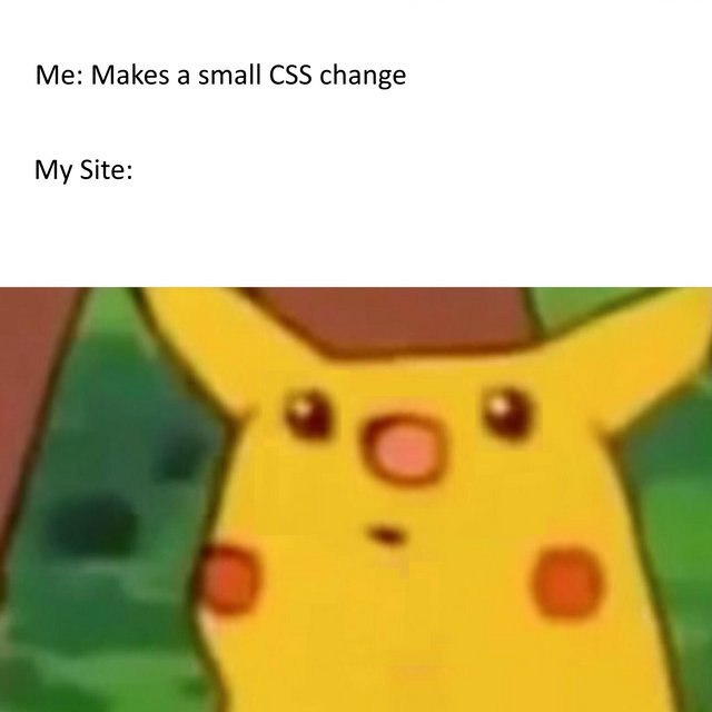 Makes а small CSS change My Site: о