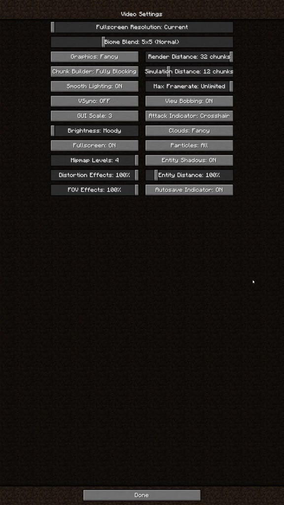 Г прут Г беоне Video Settinas I Fullscreen Resolution: Current [Pione Blend: 5х5 dtlornal) DERE Sets} oitance: 12 chanics Rte rranarate: tinier f Eee — ИИЕСЕЕНЕЕИИИ Distortion Effects: 100% | [entity