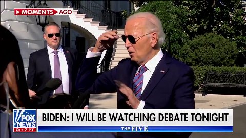 ВИН BIDEN: | WILL BE WATCHING DEBATE TONIGHT