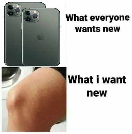 What everyone wants new What i want new