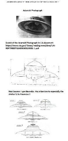 Declassified and Approved For Release 2013/06/24 CIA-RDP79B00752A000300130001-1 Adamski Photograph Sketch of the Adamski Photograph in CIA document https://www.cia.gov/library/readingroom/docs/CIA- RD