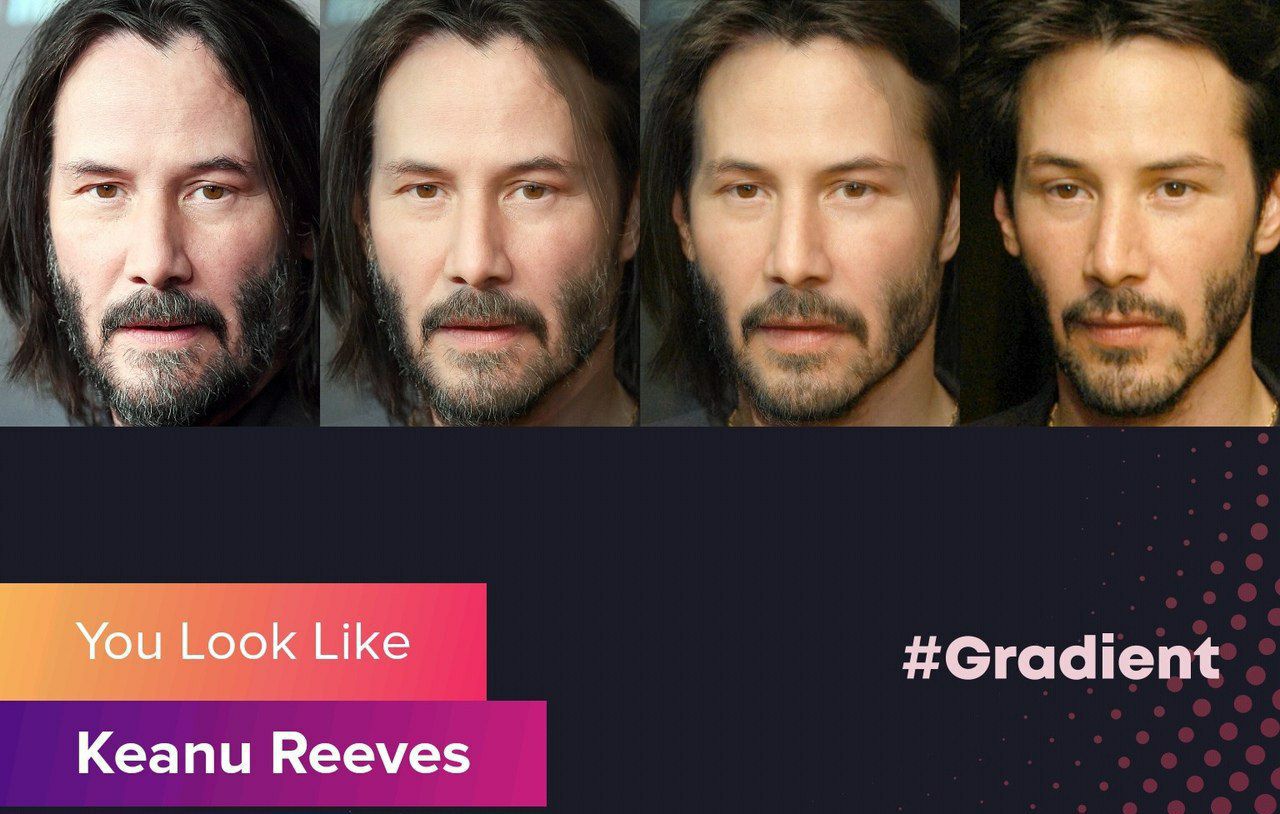 Look Like #Gradient Keanu Reeves
