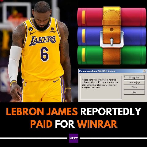 purchase Нер Я LEBRON JAMES REPORTEDLY PAID FOR WINRAR NZXT