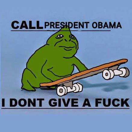 DENT OBAMA CALLPRESH i DONT GIVE A FUCK