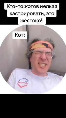 Кто-то:котов нельзя кастрировать, это
