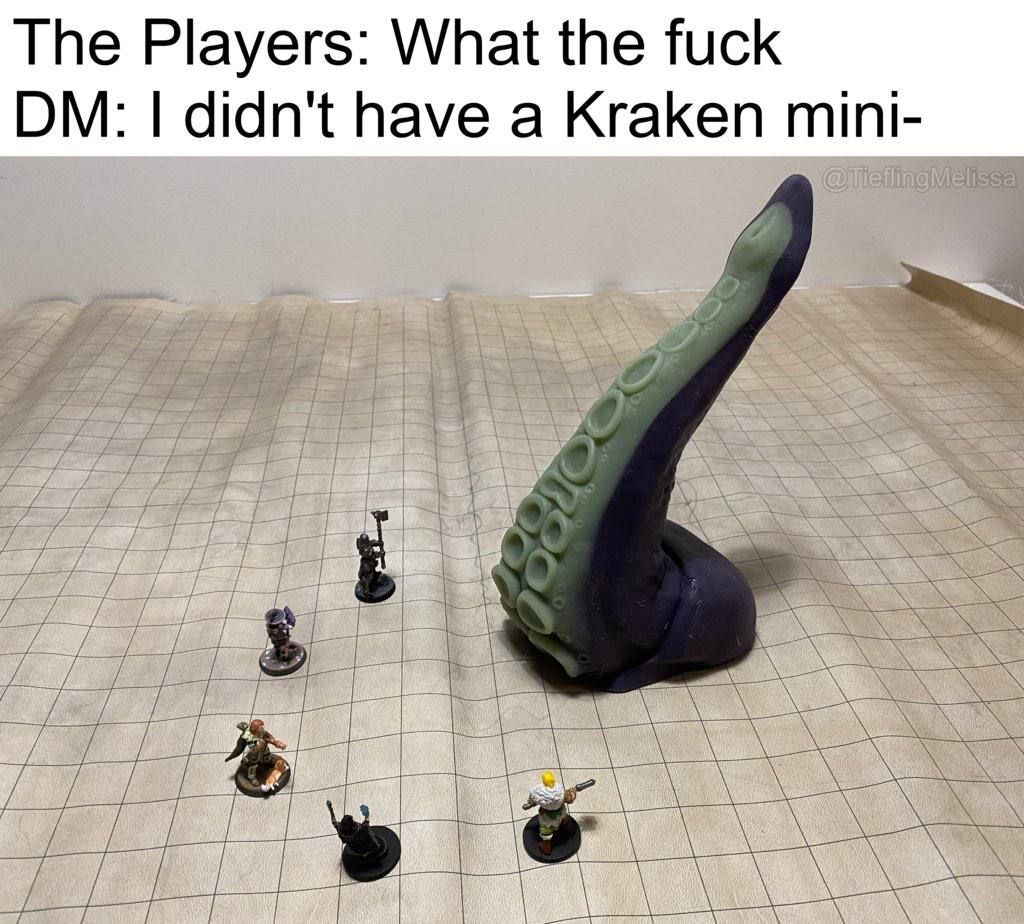 The Players: What the fuck didn't have a Kraken mini-