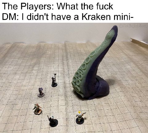 The Players: What the fuck didn't have a Kraken mini-