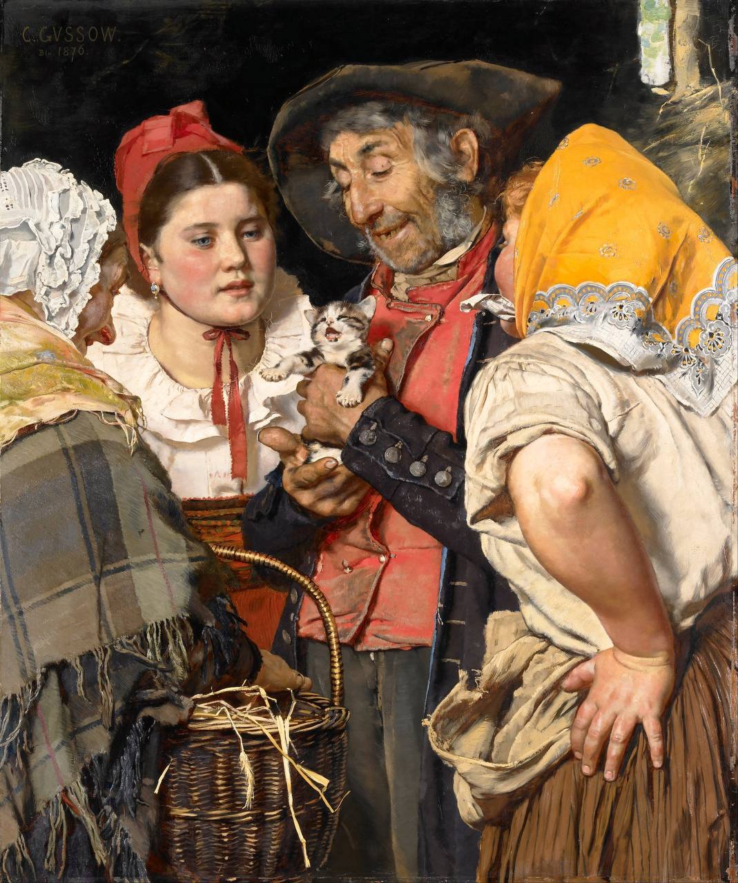 Карл Гуссов (1843 —1907). «Сокровище старика», 1876