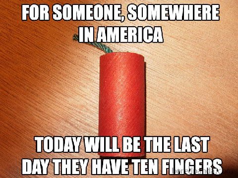 FOR SOMEONE, SOMEWHERE IN AME RICA a а 4 TODAY WILL BE THE LAST DAY THEY HAVE TEN FINGER