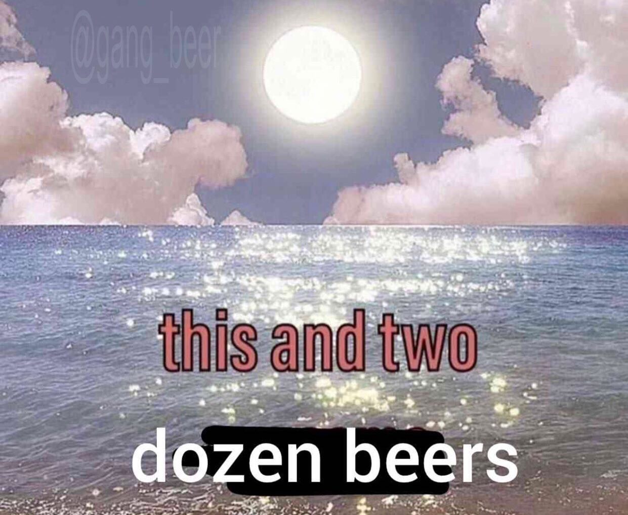 2= 23 dozen beer