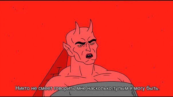 Никто не смеет говорить мне насколько тупым я могу быть.
